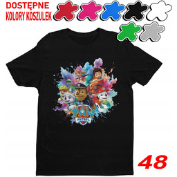 Dziecięca Koszulka Z Nadrukiem Psi Patrol Duży Wybór