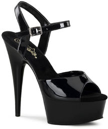 Pleaser Delight-609 Black