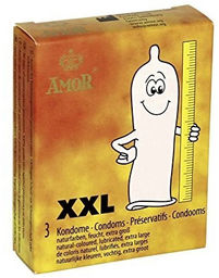 Długie prezerwatywy Amor XXL 3 szt. 501503