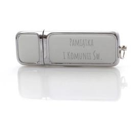 Biały pendrive Pamiątka I Komunii Św. (16GB)