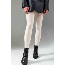 Rajstopy bawełniane 120 den kremowe 1930 Rambi Cottone