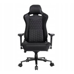 Fotel gamingowy Ultradesk Throne Obrotowy Tkanina Czarny