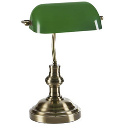 Markslöjd - Bankers Lampa Stołowa 42 cm Oxide/Green