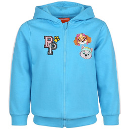 Paw Patrol Niebieska bluza dziewczęca zapinana na zamek,