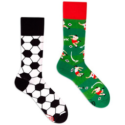 Many Mornings Skarpetki kolorowe nie do pary Football