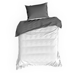 EUROFIRANY Pościel Nova3 140 x 200 cm Biało-stalowy