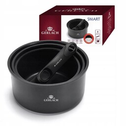 Gerlach Smart Komplet 3 Garnków 16/18/20 CM Odpinana