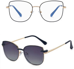 Stylion 2w1 Okulary damskie do komputera + nakładka