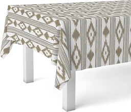 Martina Home Obrus ceratowy MALLORQUÍ BRĄZOWY 140 Okrągły