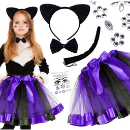 Strój Kot DIAMENTOWY Kotek Kryształki