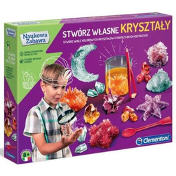 CLEMENTONI Zestaw kreatywny Naukowa Zabawa Stwórz własne kryształy