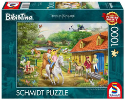 Puzzle 1000 Thomas Kinkade Bibi&Tina - Schmidt