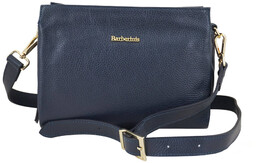 Listonoszka skórzana BARBERINI''S granatowa 988