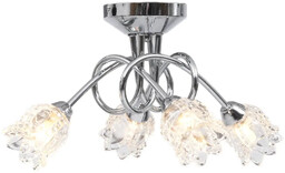Lumes Lampa sufitowa z kwiatowymi kloszami - EX201-Dames