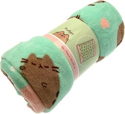 XWI Pusheen Koc polarowy z motywem kota koralowy,