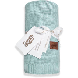 Kocyk bambusowy Mayamoo - miętowy, 80x100 cm