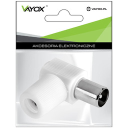 Wtyk antenowy kątowy HQ