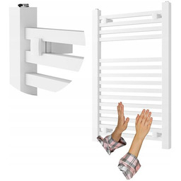 Grzejnik Łazienkowy Biały Drabinkowy 60x40 cm Kaloryfer Nowoczesny