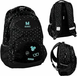 PASO DM23WW-2708, plecak szkolny Minnie BeUniq, czarny
