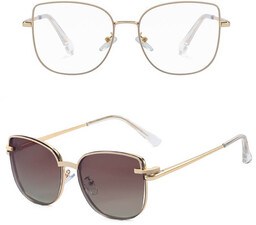 Stylion 2w1 Okulary damskie do komputera + nakładka