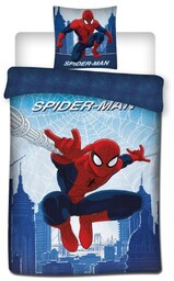 Pościel Spider-Man Marvel Dwustronna 140x200 Bawełniana