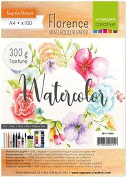 Florence papier akwarelowy texture A4 300 g biały