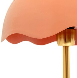 Lampa stołowa KARE Lia, różowy, stal/marmur, wysokość 50