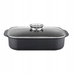 Brytfanna Z Pokrywką Gęsiarka Non-stick Duża 6,5L Garnek
