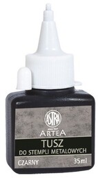 Tusz do stempli metalowych 35 ml Astra czarny