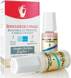 Mavala, dwufazowy utwardzacz paznokci, 2x10ml