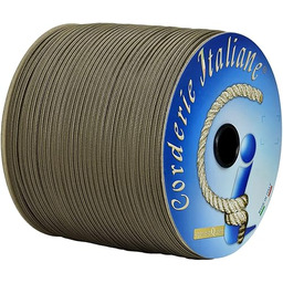 Paracord 550 Type III Basic, beżowy/czarny 4 mm