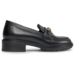 Loafersy Tommy Hilfiger Th Hardware Loafer FW0FW07765 Czarny