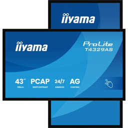 IIYAMA Monitor 108cm (42.5") T4329AS-B1AG 16:9 M-Touch 2xHDMI+UBS-C