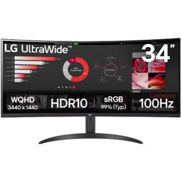 LG 34WR50QK-B 34" 3K VA 100Hz 5ms Zakrzywiony
