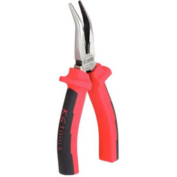 KS TOOLS ERGOTORQUE SZCZYPCE PÓŁOKRĄGŁE ZAGIĘTE 165mm
