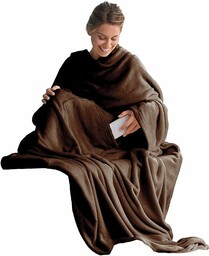 CelinaTex koc telewizyjny z rękawami i kieszenią