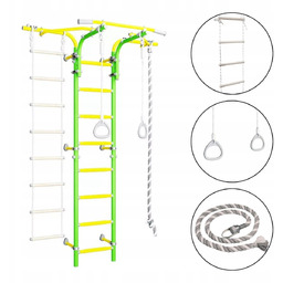 Drabinka gimnastyczna dla dzieci Kometa Next 2 jasnozielony