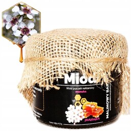 Miód Nektarowy Manuka 250g z MGO 550+ certyfikowany