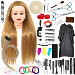 Główka treningowa Ola 70 cm blond, włos syntetyczny