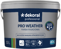 Farba fasadowa Dekoral Professional Pro Weather 10L