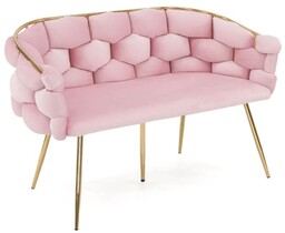 Sofa glamour BALLOON Welur Róż #67 DC-KT9118