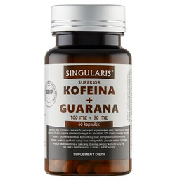 SINGULARIS Kofeina + Guarana, 60 kapsułek