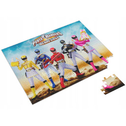 Puzzle + IMIĘ Power Rangers Bajka 252 el