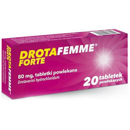 Drotafemme Forte 80 mg - 20 tabletek -
