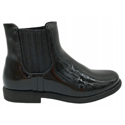 Buty dziecięce botki lakierowane Friboo rozm 36 czarne