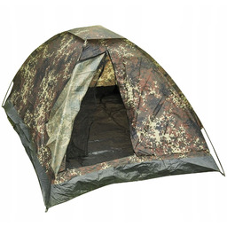 Mil-Tec Namiot Wojskowy Iglu Standard 2-osobowy Flecktarn