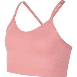 Nike dziewczęcy bezszwowy suchy biustonosz Pink Gaze/White S