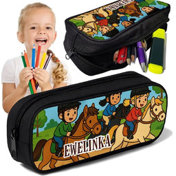 Piórnik TUBA + IMIĘ Konie Jazda Konna Personalizowany