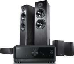 Yamaha RX-V4A (czarny) + NS-F51 (czarny) + NS-P51