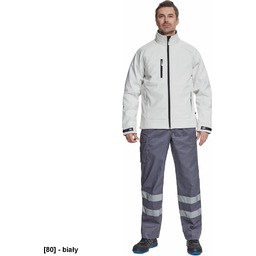 CHITRA SOFTSHELL - kurtka - biały L